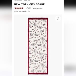 Talbots New York City Scarf